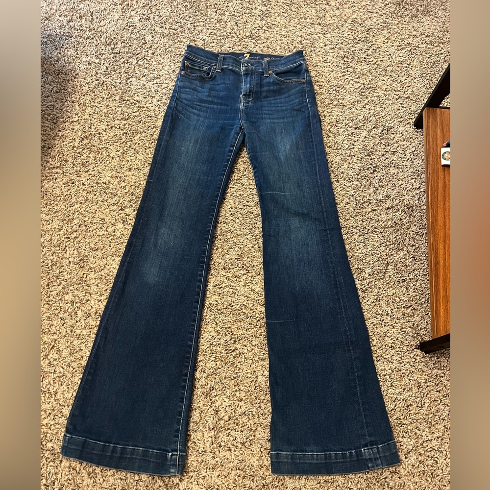 7 jeans dark denim bootcut